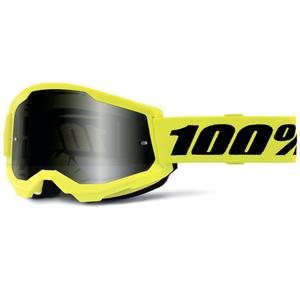 Γυαλιά Motocross 100% ACCURI 2 Sand κίτρινο με διπλό καπνιστό πλεξιγκλάς