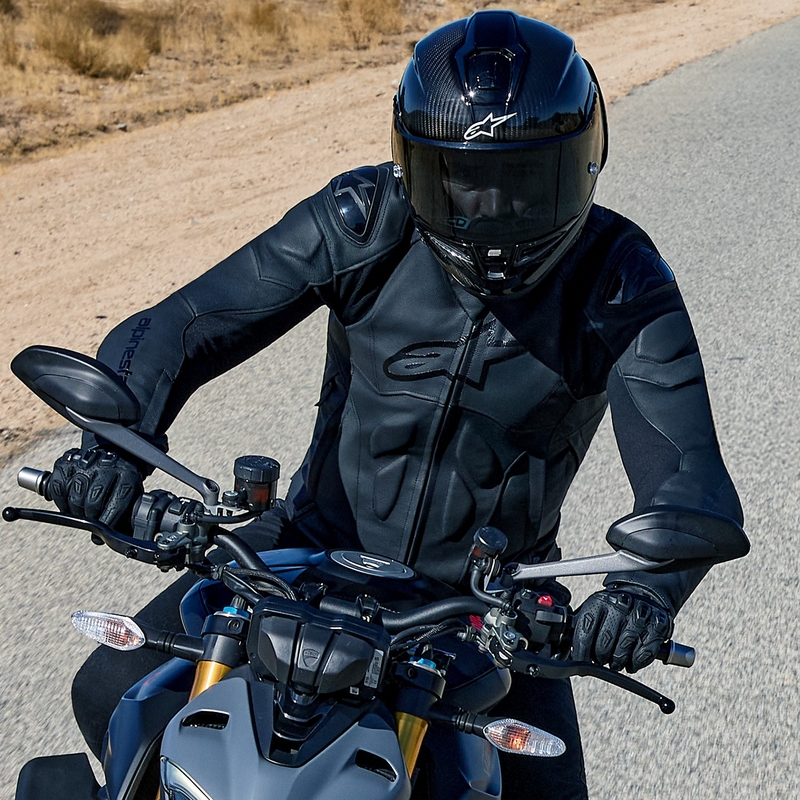 Alpinestars Dusk δερμάτινο μπουφάν μοτοσικλέτας μαύρο