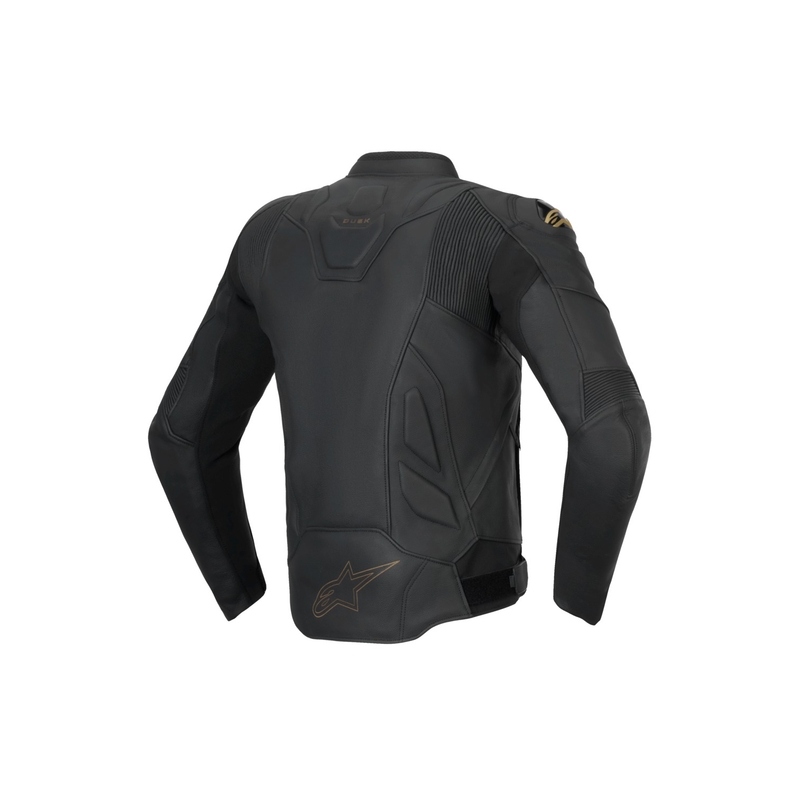 Alpinestars Dusk δερμάτινο μπουφάν μοτοσικλέτας μαύρο-χρυσό
