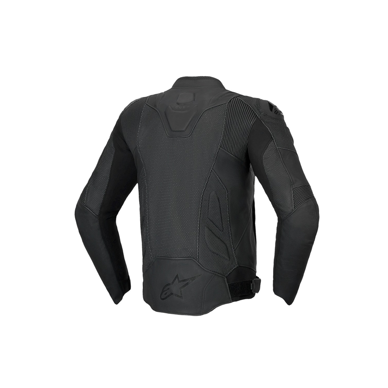 Δερμάτινο μπουφάν μοτοσικλέτας Alpinestars Dusk Airflow μαύρο-μαύρο