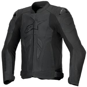 Δερμάτινο μπουφάν μοτοσικλέτας Alpinestars Dusk Airflow μαύρο-μαύρο