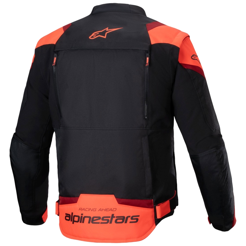 Μπουφάν μοτοσικλέτας Alpinestars T-Stunt Air μαύρο-fluo κόκκινο-κόκκινο