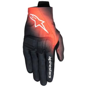 Γάντια μοτοσικλέτας Alpinestars Reef V2 μαύρο-fluo κόκκινο-λευκό