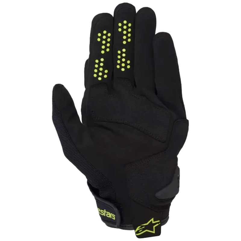 Γάντια μοτοσυκλέτας Alpinestars Chrome V2 Σκούρο Χακί-Μαύρο-Κίτρινο
