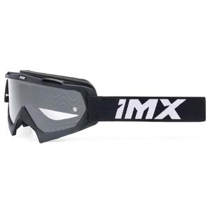 Γυαλιά μοτοκρός iMX Mud black με διάφανο πλεξιγκλάς