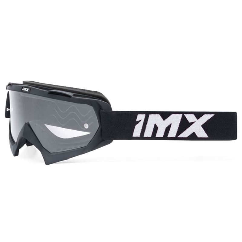 Γυαλιά μοτοκρός iMX Mud black με διάφανο πλεξιγκλάς