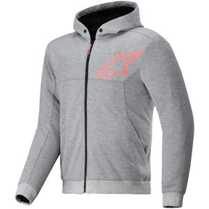 Φούτερ μοτοσικλέτας Alpinestars Chrome V2 Sport σε γκρι-πορτοκαλί χρώμα