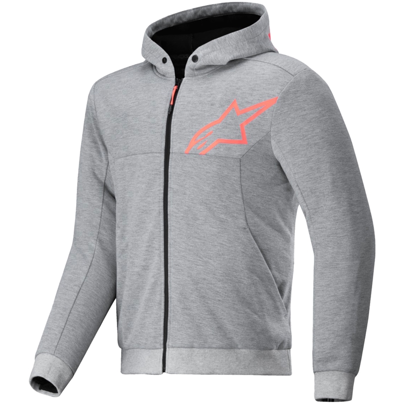 Φούτερ μοτοσικλέτας Alpinestars Chrome V2 Sport σε γκρι-πορτοκαλί χρώμα