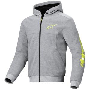 Φούτερ μοτοσικλέτας Alpinestars Chrome V2 Sport σε γκρι-κίτρινο χρώμα