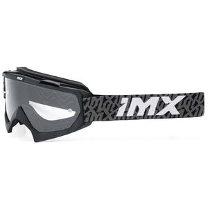 Γυαλιά Motocross iMX Mud μαύρο-γκρι-λευκό με διάφανο plexiglass