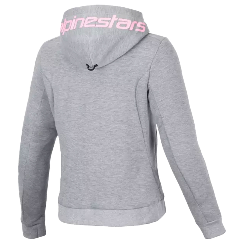 Alpinestars Stella Chrome V2 Sport γυναικείο μπουφάν μοτοσικλέτας γκρι-ροζ