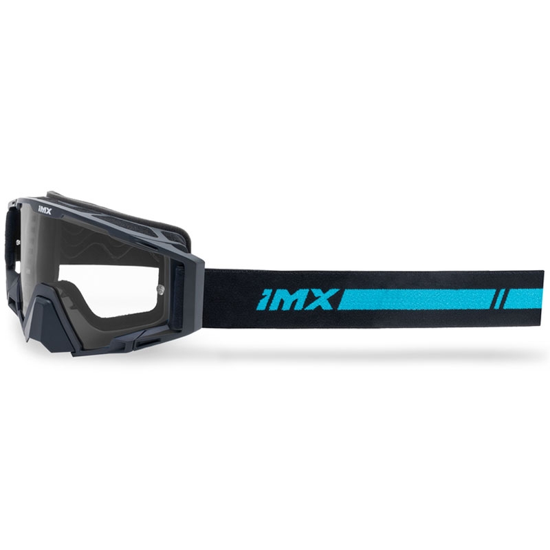 Γυαλιά μοτοκρός iMX Sand μαύρο-μπλε με μπλε ιρίδιο plexiglass