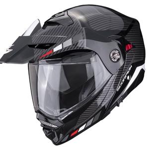 Κράνος μοτοσικλέτας SCORPION ADX-2 CAMINO μαύρο-ασημί-κόκκινο προσφορά