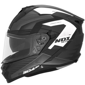 Κράνος μοτοσικλέτας ολόσωμο NOX N304S CARVER ματ μαύρο-άσπρο