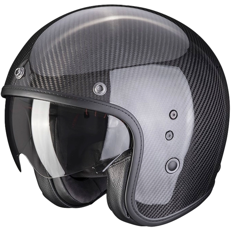 Ανοιχτό κράνος Scorpion Belfast Evo Carbon Μαύρο