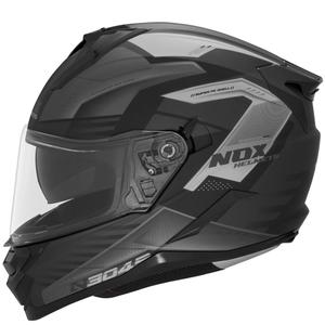Κράνος μοτοσυκλέτας full-face NOX N304S CARVER ματ μαύρο-τιτάνιο