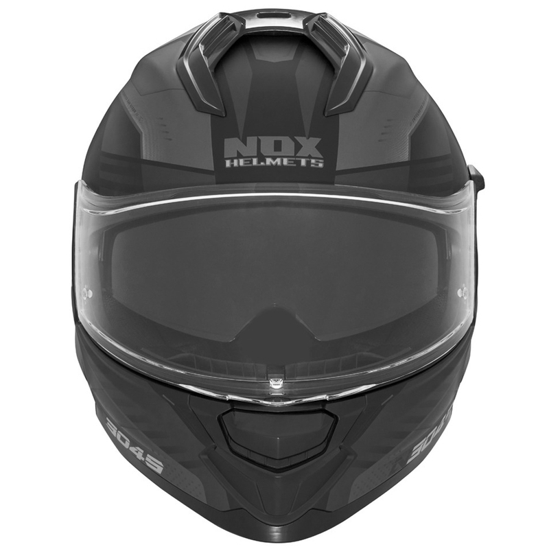 Κράνος μοτοσυκλέτας full-face NOX N304S CARVER ματ μαύρο-τιτάνιο