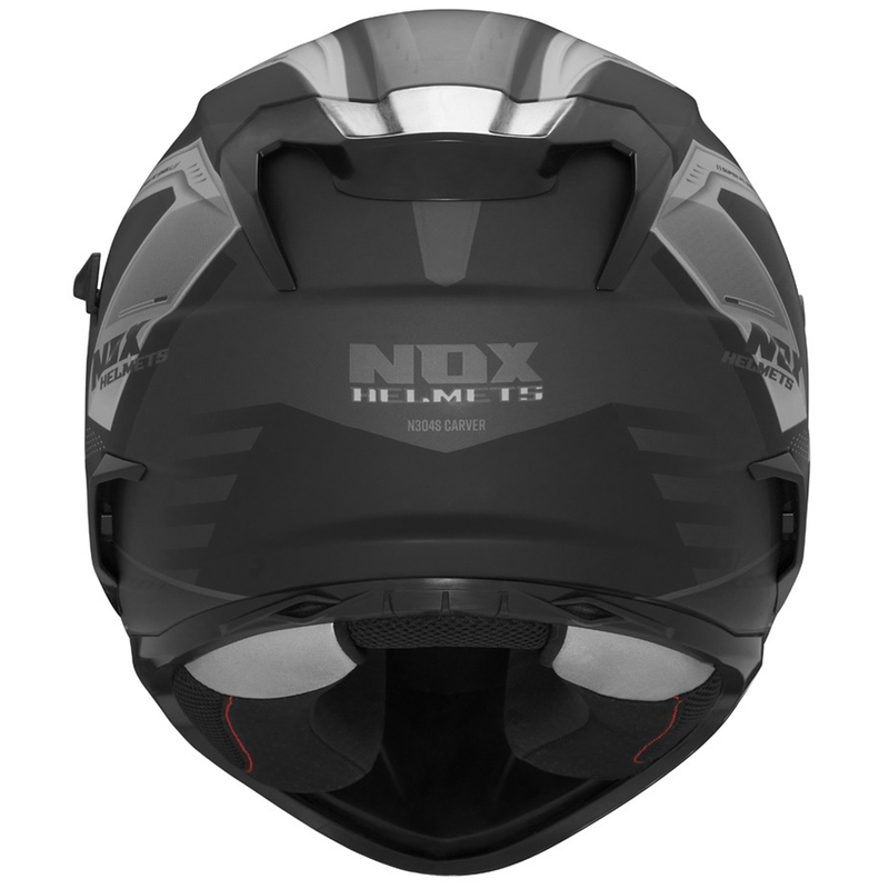 Κράνος μοτοσυκλέτας full-face NOX N304S CARVER ματ μαύρο-τιτάνιο