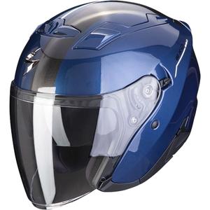 Ανοιχτό κράνος Scorpion EXO-230 SR σκούρο μπλε-λευκό