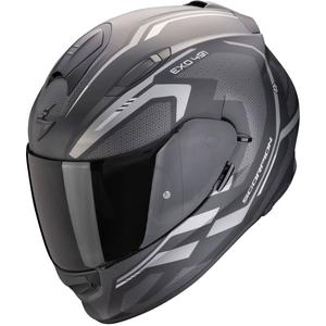 Scorpion EXO-491 KRYPTA ολόσωμο κράνος μοτοσυκλέτας ματ μαύρο-ασημί