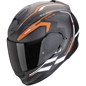 Scorpion EXO-491 KRYPTA κράνος μοτοσικλέτας full-face ματ μαύρο-πορτοκαλί-άσπρο