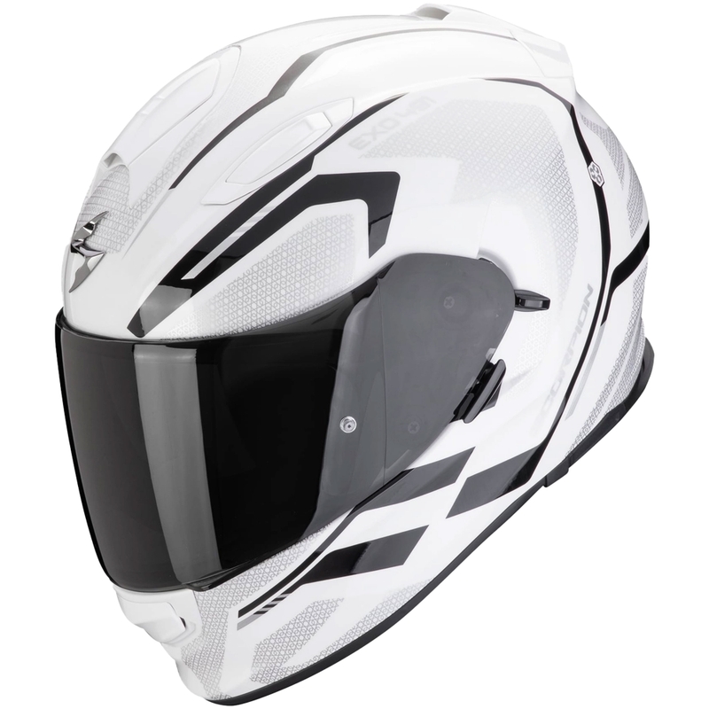 Κράνος μοτοσικλέτας Scorpion EXO-491 KRYPTA full-face λευκό-μαύρο