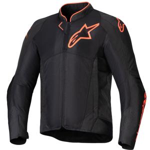 Μπουφάν μοτοσικλέτας Alpinestars Viper Air V4 μαύρο-φλούο κόκκινο