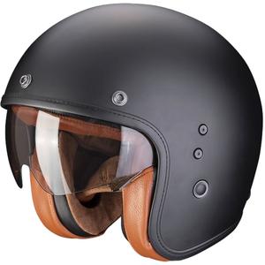 Ανοιχτό κράνος SCORPION BELFAST EVO LUXE μαύρο ματ
