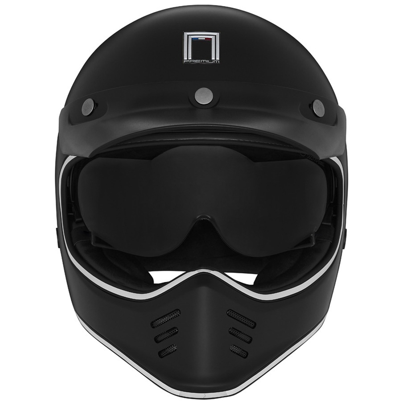 NOX PREMIUM SEVENTY II κράνος μοτοσικλέτας full-face μαύρο ματ