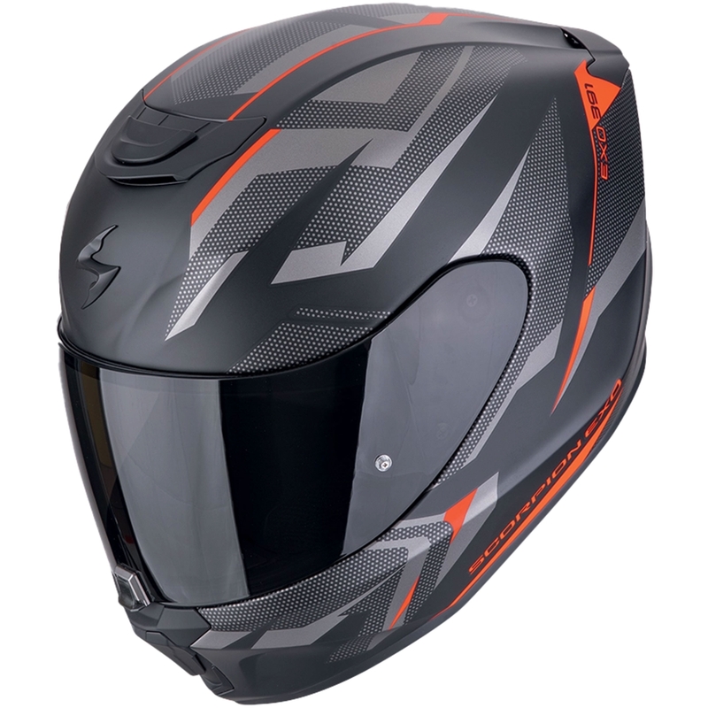 Κράνος μοτοσικλέτας Scorpion EXO-391 AAXO full face ματ μαύρο-κόκκινο