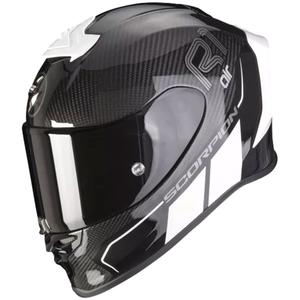 Ολοκληρωμένο κράνος Scorpion EXO-R1 Carbon Air Corpus II μαύρο και λευκό