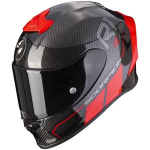Ενσωματωμένο κράνος Scorpion EXO-R1 EVO Carbon Air Corpus II μαύρο-κόκκινο