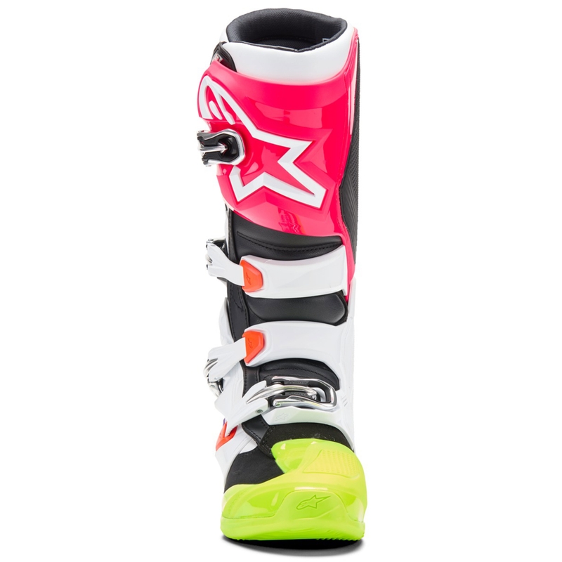 Πολύχρωμες μπότες μοτοκρός Alpinestars TECH 7 περιορισμένης έκδοσης Hay
