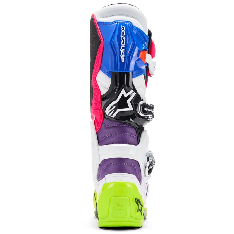 Πολύχρωμες μπότες μοτοκρός Alpinestars TECH 7 περιορισμένης έκδοσης Hay