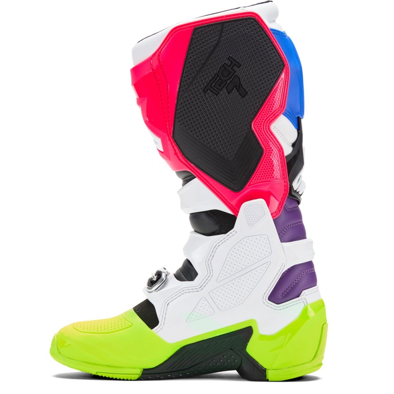Πολύχρωμες μπότες μοτοκρός Alpinestars TECH 7 περιορισμένης έκδοσης Hay