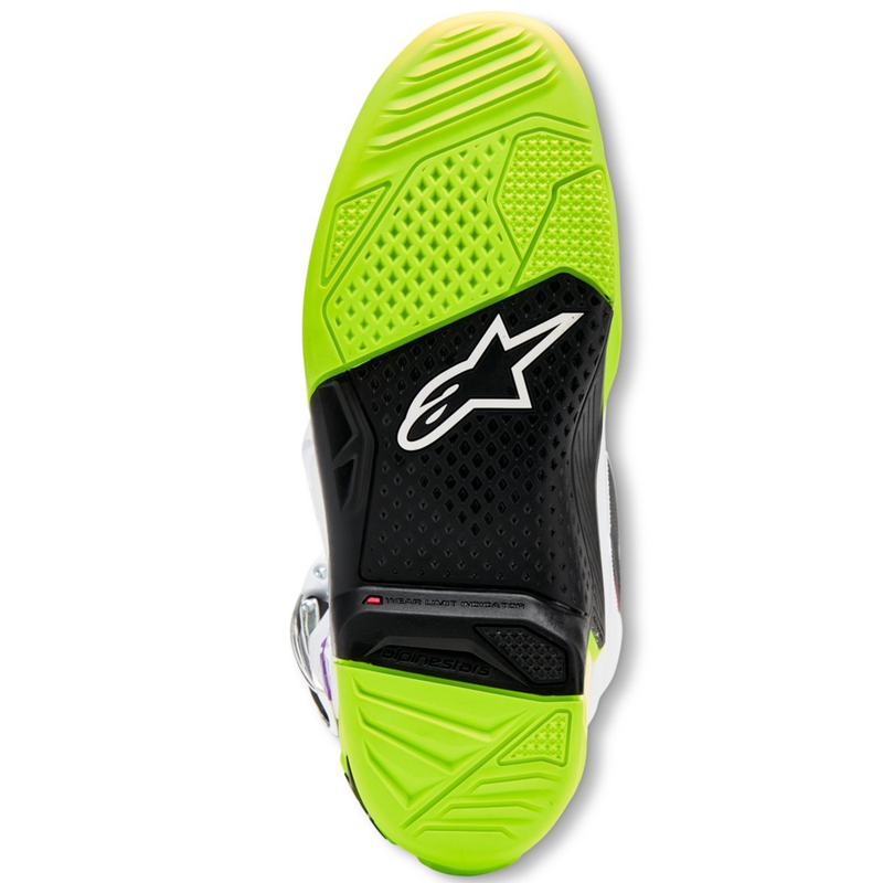 Πολύχρωμες μπότες μοτοκρός Alpinestars TECH 7 περιορισμένης έκδοσης Hay