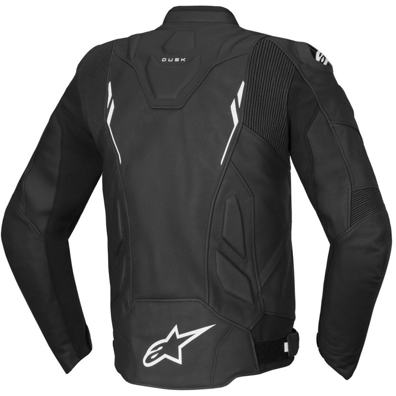 Alpinestars Dusk δερμάτινο μπουφάν μοτοσικλέτας μαύρο-άσπρο