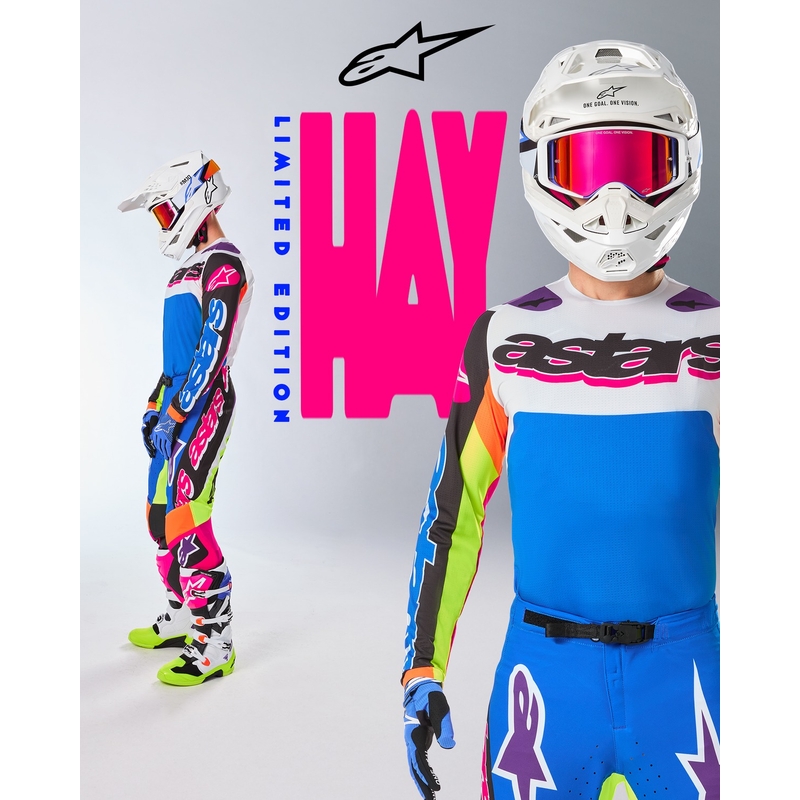 Alpinestars Supertech SX φανέλα μοτοκρός περιορισμένης έκδοσης HAY πολύχρωμη