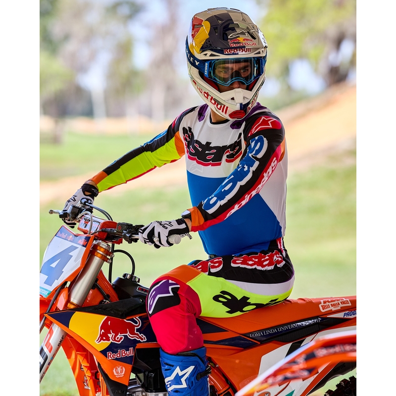 Alpinestars Supertech SX φανέλα μοτοκρός περιορισμένης έκδοσης HAY πολύχρωμη