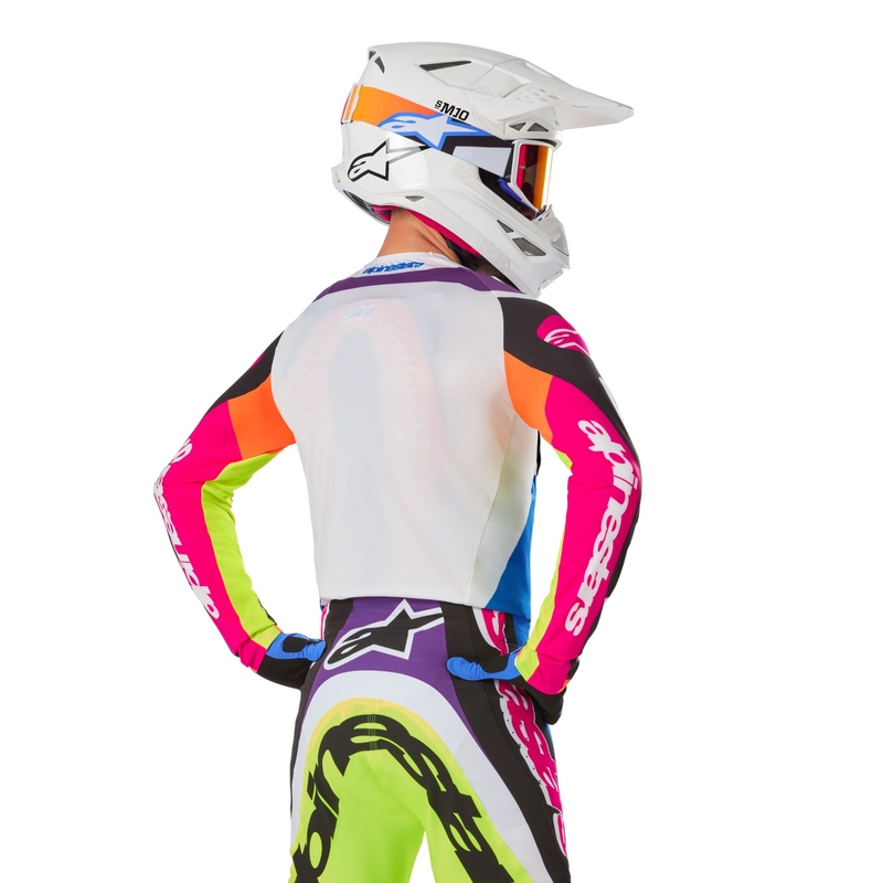 Alpinestars Supertech SX φανέλα μοτοκρός περιορισμένης έκδοσης HAY πολύχρωμη