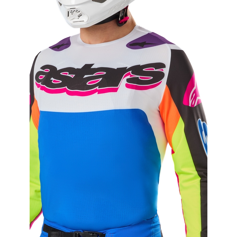 Alpinestars Supertech SX φανέλα μοτοκρός περιορισμένης έκδοσης HAY πολύχρωμη
