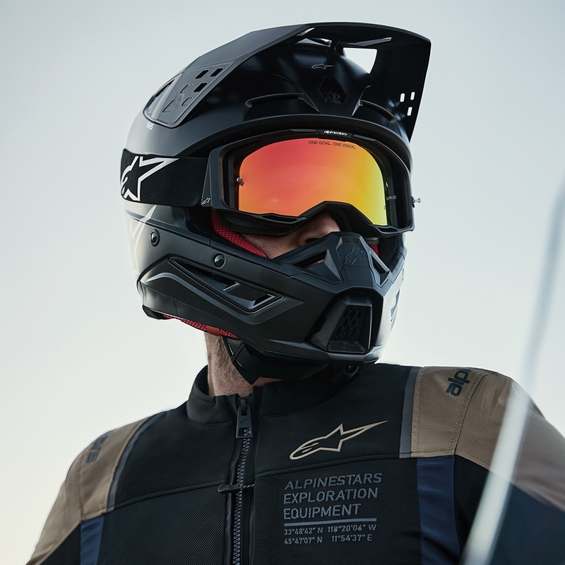 Alpinestars ST-2 Air τζάκετ μοτοσικλέτας σκούρο μπλε-σκούρο χακί-μαύρο