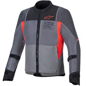 Alpinestars ST-2 Air τζάκετ μοτοσικλέτας γκρι-σκούρο γκρι-κόκκινο
