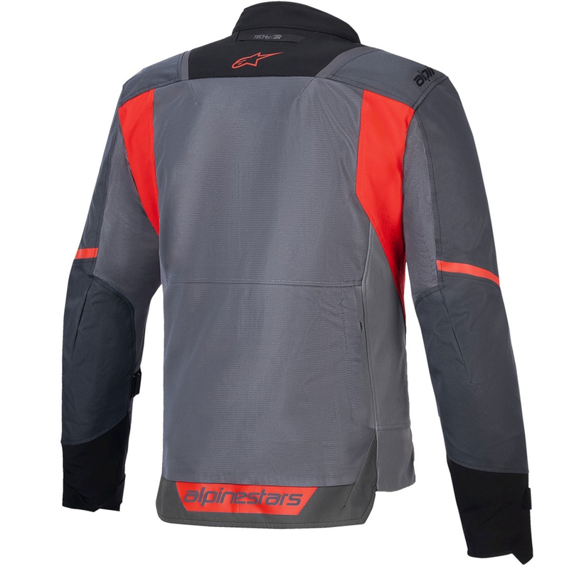Alpinestars ST-2 Air τζάκετ μοτοσικλέτας γκρι-σκούρο γκρι-κόκκινο