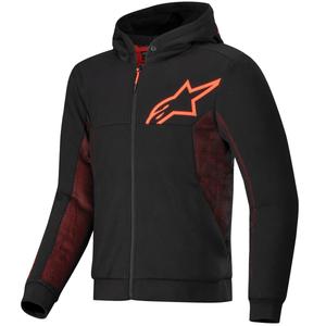 Φούτερ μοτοσικλέτας Alpinestars Chrome Air Sport μαύρο-κόκκινο