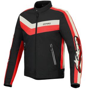 Μπουφάν μοτοσικλέτας Alpinestars T-Dyno Αδιάβροχο Μαύρο-Κόκκινο-Μπεζ