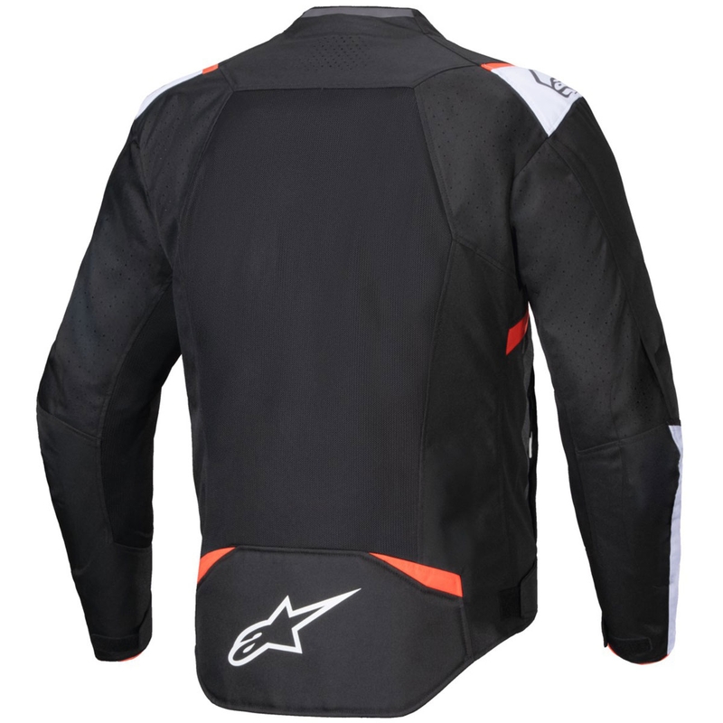 Μπουφάν μοτοσικλέτας Alpinestars T-SPS Air V2 μαύρο-άσπρο-fluo κόκκινο