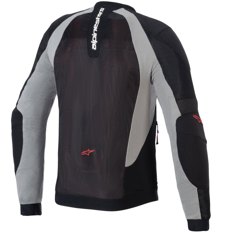Μπουφάν μοτοσικλέτας Alpinestars TROOP-AIR μαύρο-ανοιχτό γκρι-κόκκινο