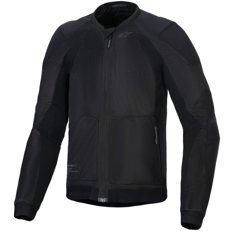 Μπουφάν μοτοσικλέτας Alpinestars TROOP-AIR μαύρο-μαύρο