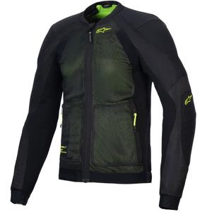 Μπουφάν μοτοσικλέτας Alpinestars TROOP-AIR μαύρο-fluo κίτρινο